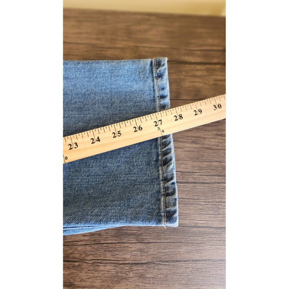 Everlane The Way High Jean Organic Cotton Button Fly Straight Leg 28 Regular - Picture 9 of 10